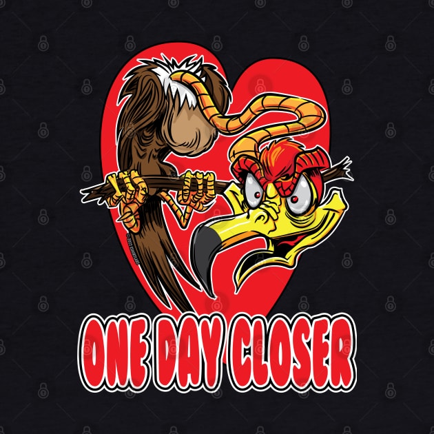 One Day Closer Buzzard by eShirtLabs